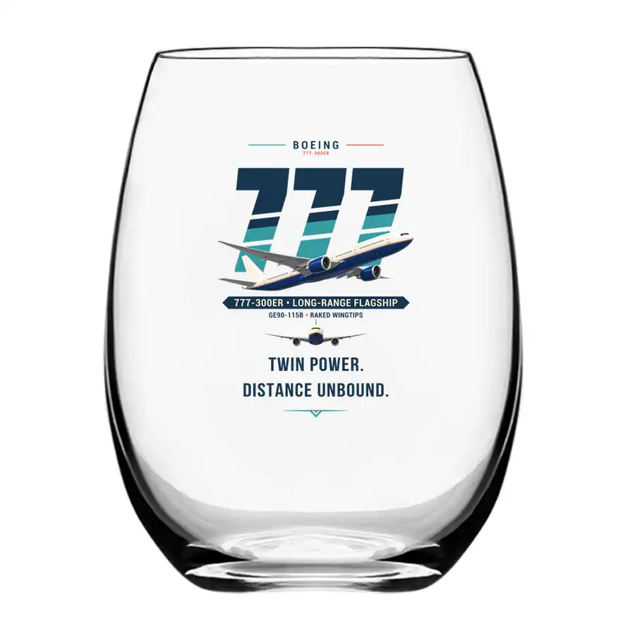 Boeing 777-300ER - Original - Water & Drink Glass