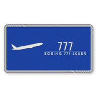 Thumbnail for Boeing 777-300ER Patches - Rectangle - Royal White