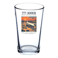 Thumbnail for Boeing 777-300ER - Poster - Beer & Water Glass