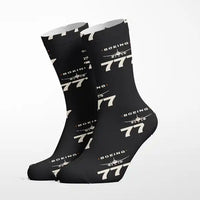 Thumbnail for Boeing 777-9 - Heritage - Socks - Black