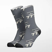Thumbnail for Boeing 777-9 - Heritage - Socks - Grey