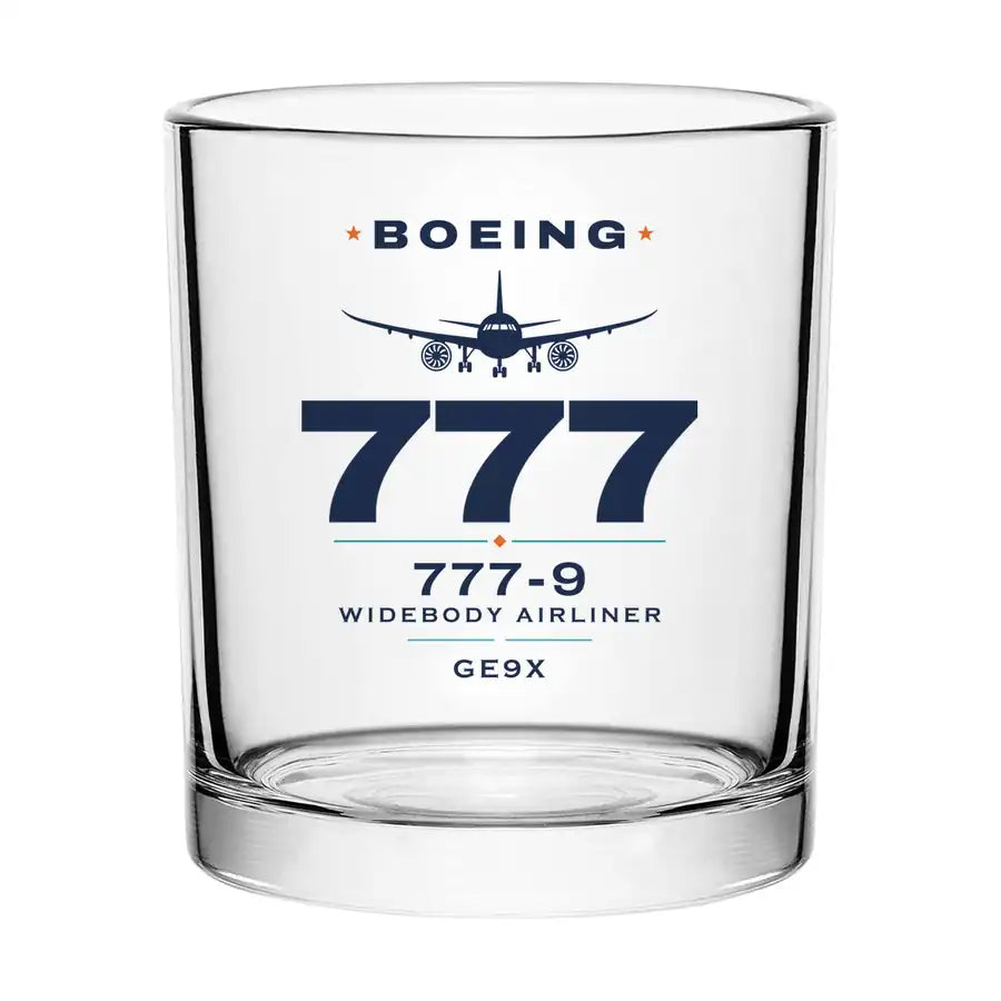 Boeing 777-9 - Heritage - Special Whiskey Glass