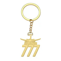 Thumbnail for Boeing 777-9 - Hollow Key Chain - Heritage - Gold