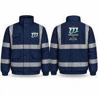 Thumbnail for Boeing 777-9 Reflective Winter Jackets - Original - Navy Blue