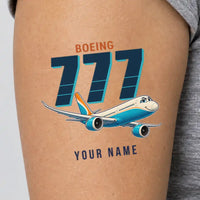 Thumbnail for Boeing 777-9 - Tattoo - Cartoon + Name