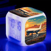 Thumbnail for Boeing 777F - 3D + Name - Alarm Clock