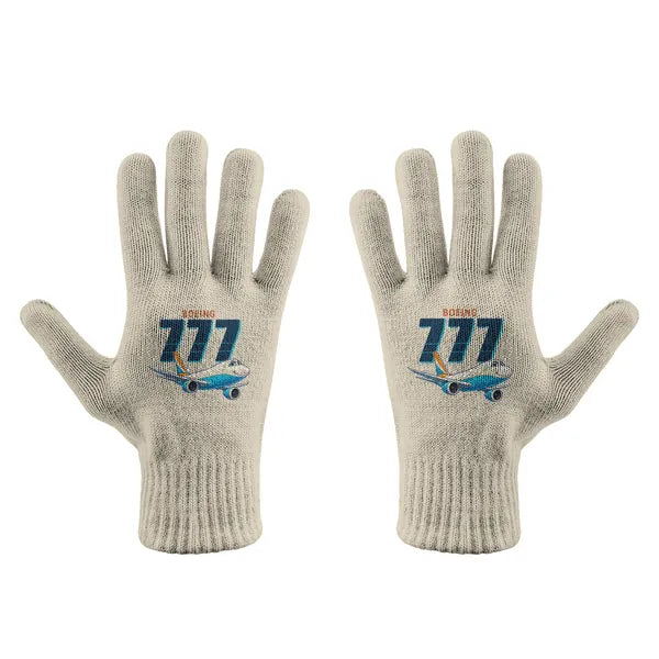 Boeing 777F - Gloves - Full - Cartoon - Beige