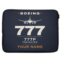 Thumbnail for Boeing 777F - Heritage + Name - Laptop Sleeve