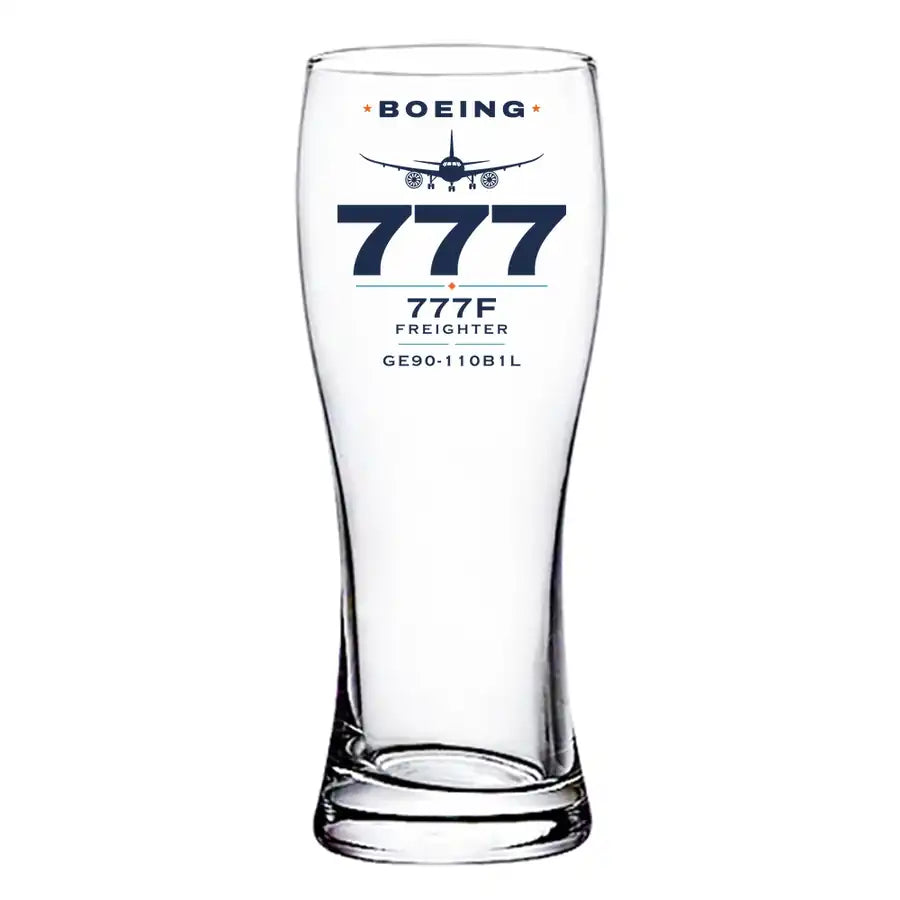 Boeing 777F - Heritage - Pilsner Beer Glass