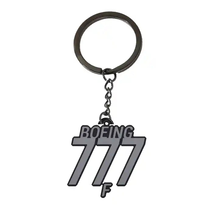 Boeing 777F - Hollow Key Chain - Tag - Black