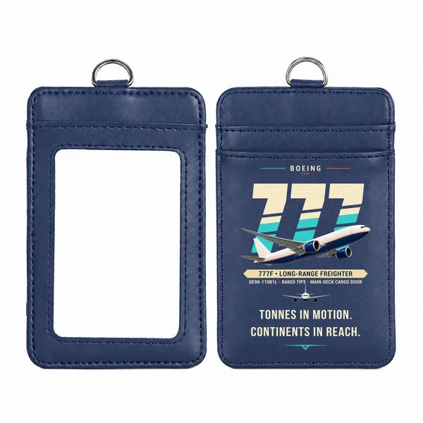 Boeing 777F - Original - ID Card Holder - Navy Blue