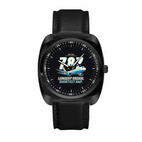 Thumbnail for Boeing 787-10 Dreamliner - Cartoon - Luxury Cushion - Black and Black Strap