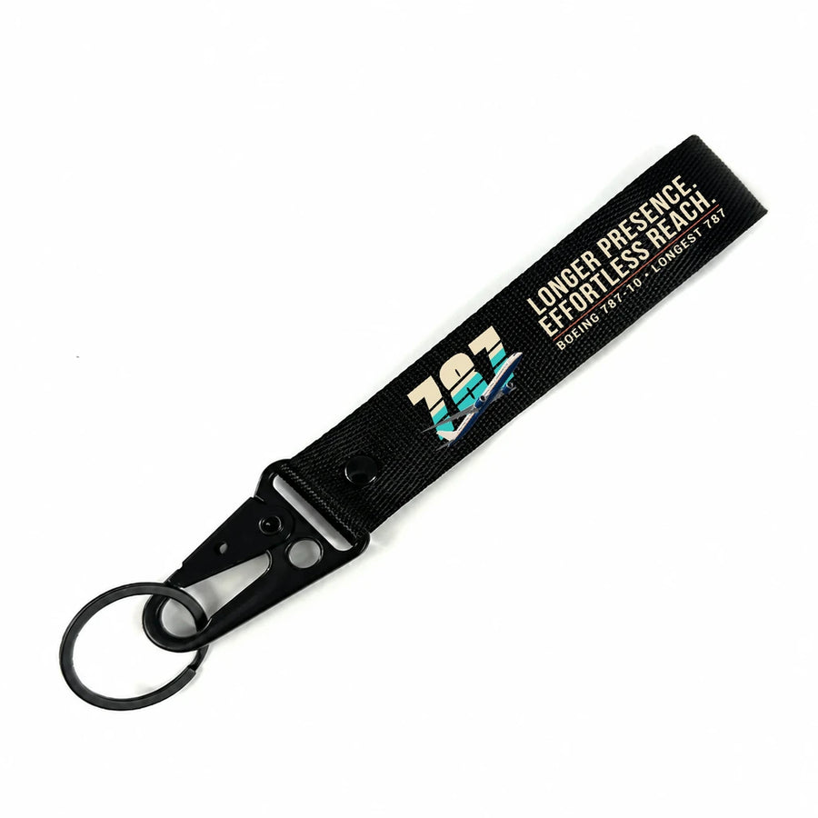 Boeing 787-10 Dreamliner Hawk-Shaped Key Chains - Black - Original