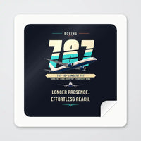 Thumbnail for Boeing 787-10 Dreamliner - Original - Square Sticker - Peel