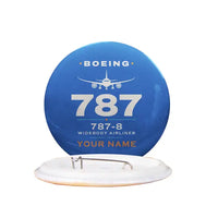 Thumbnail for Boeing 787-8 Dreamliner - Heritage + Name - Pin - Blue