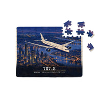 Thumbnail for Boeing 787-8 Dreamliner - Horizontal + Text - Canvas Puzzle
