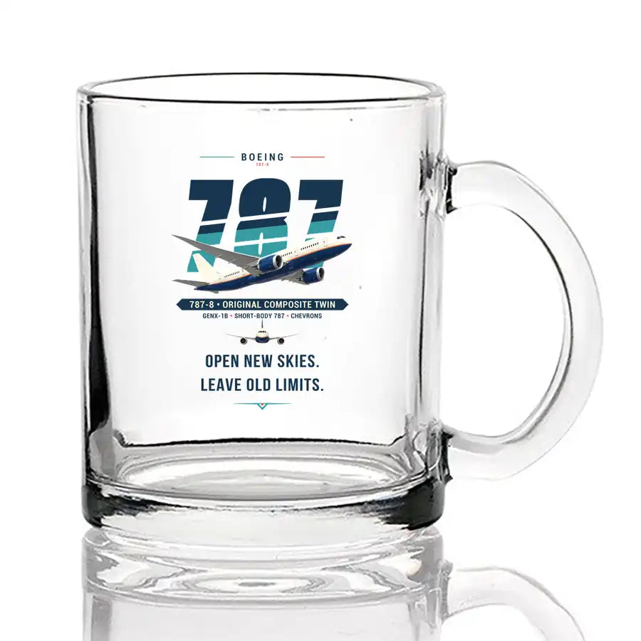Boeing 787-8 Dreamliner - Original - Coffee & Tea Glass
