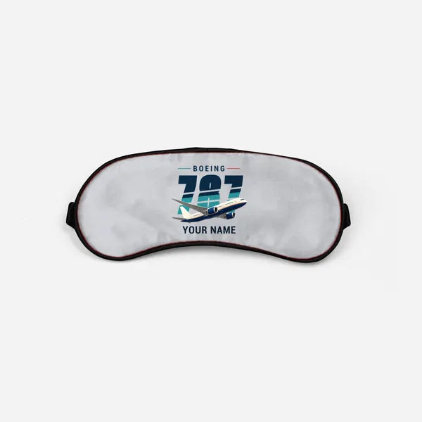 Boeing 787-8 Dreamliner - Original + Name - Sleep Mask - Light Gray