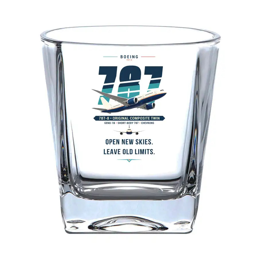 Boeing 787-8 Dreamliner - Original - Whiskey Glass