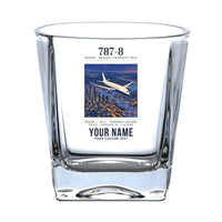 Thumbnail for Boeing 787-8 Dreamliner - Poster + Name - Whiskey Glass