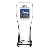 Thumbnail for Boeing 787-8 Dreamliner - Poster - Pilsner Beer Glass