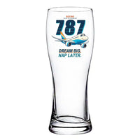 Thumbnail for Boeing 787-9 Dreamliner - Cartoon - Pilsner Beer Glass