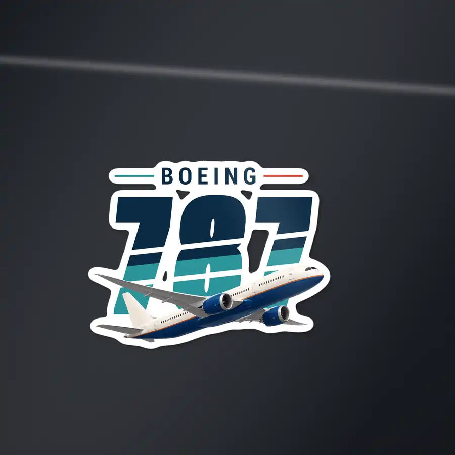 Boeing 787-9 Dreamliner - Original Die-Cut - Die-Cut - Dark Car