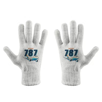 Thumbnail for Boeing 787-9 Dreamliner - Gloves - Full - Cartoon - White