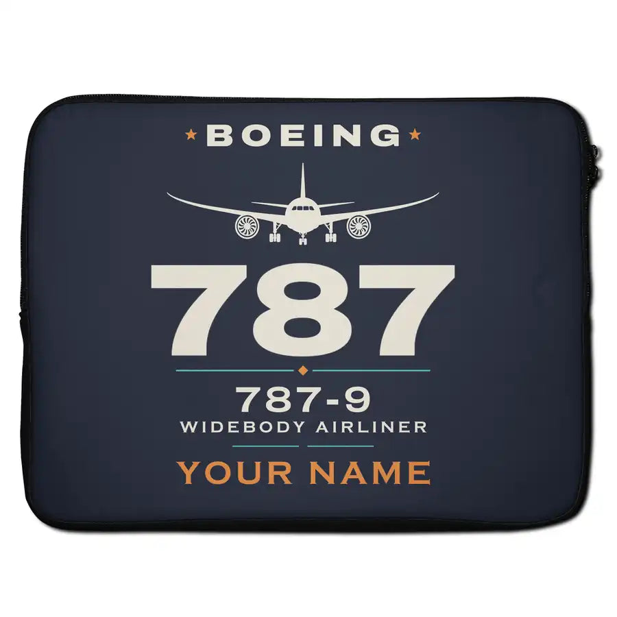 Boeing 787-9 Dreamliner - Heritage + Name - Laptop Sleeve