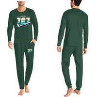 Thumbnail for Boeing 787-9 Dreamliner - Men Pajamas - Original Chest - Dark Green
