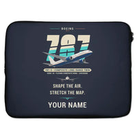 Thumbnail for Boeing 787-9 Dreamliner - Original + Name - Laptop Sleeve
