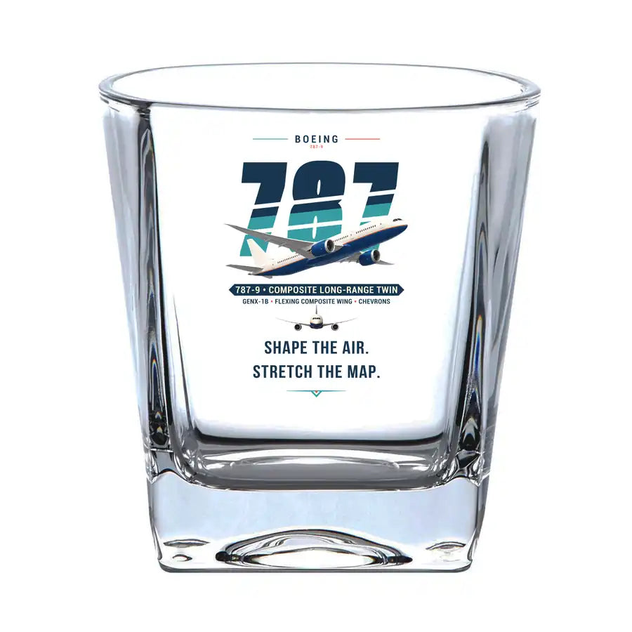 Boeing 787-9 Dreamliner - Original - Whiskey Glass