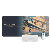 Thumbnail for Boeing Stearman PT-17 - 3D + Name - Desk Mat - Full Print
