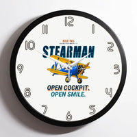 Thumbnail for Boeing Stearman PT-17 - Cartoon - Framed - White
