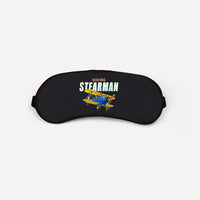 Thumbnail for Boeing Stearman PT-17 - Cartoon - Sleep Mask - Black