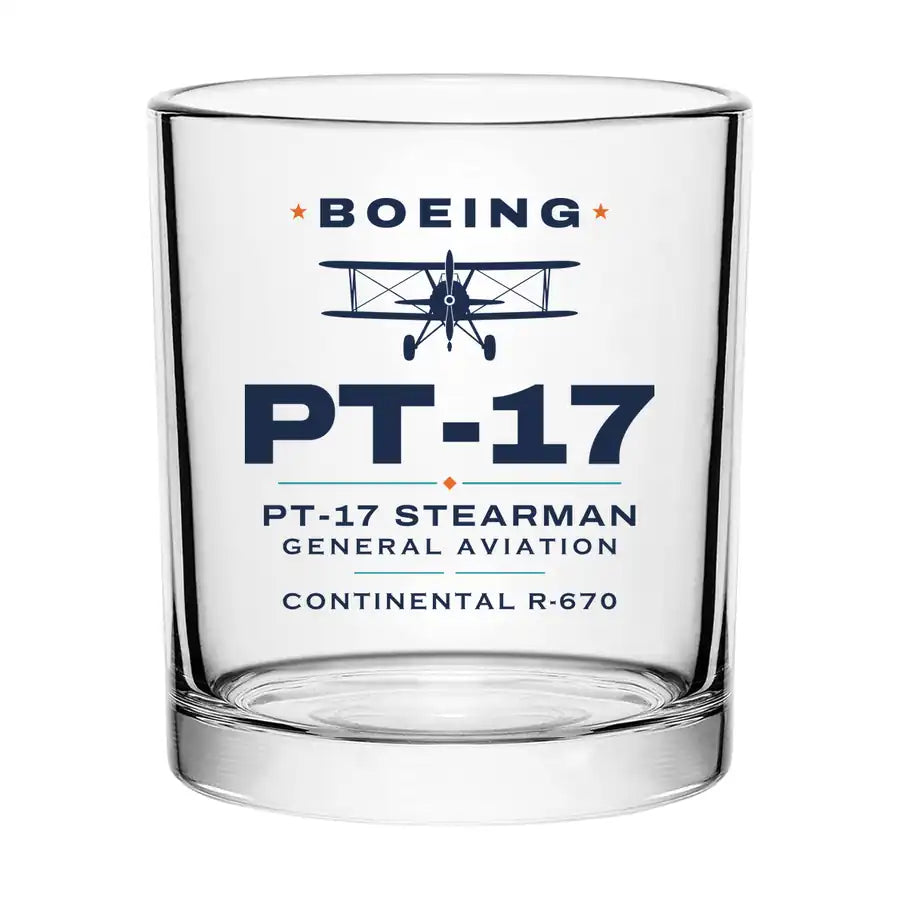 Boeing Stearman PT-17 - Heritage - Special Whiskey Glass