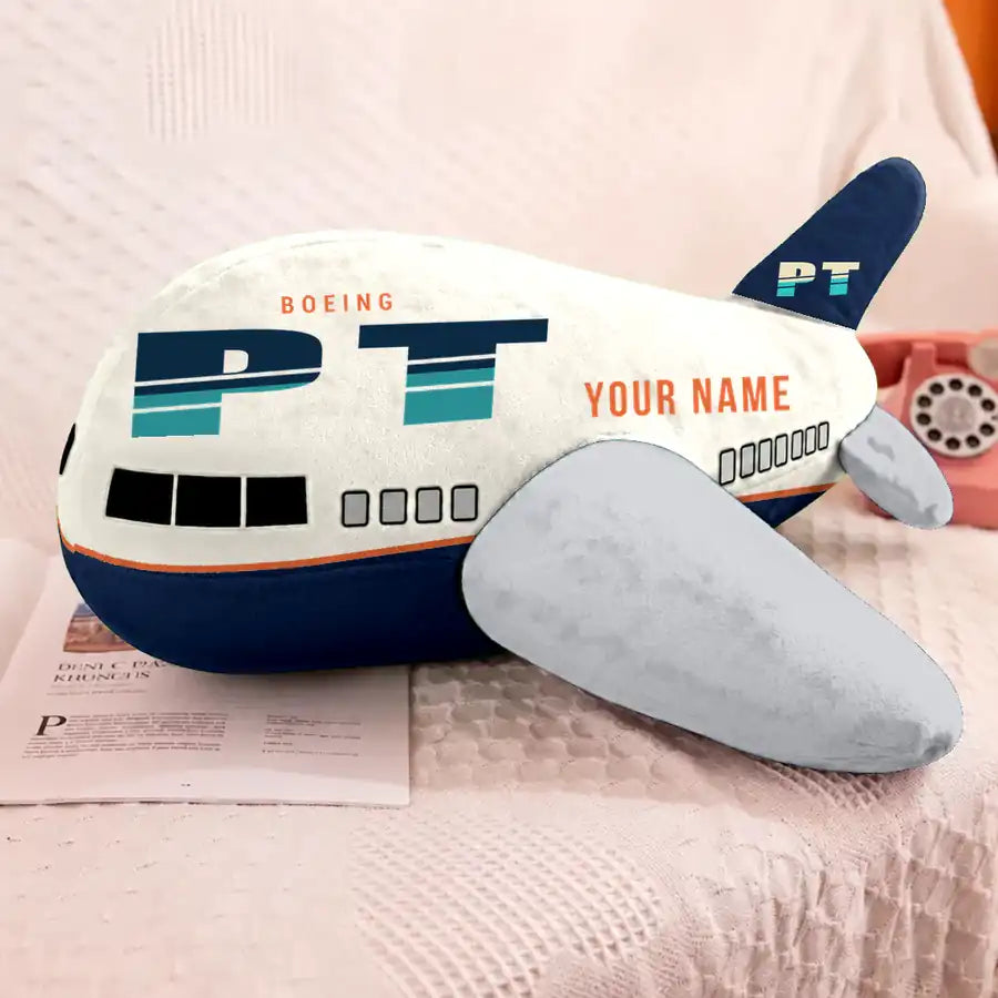 Boeing Stearman PT-17 - Original + Name - Airplane Pillow