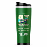 Thumbnail for Boeing Stearman PT-17 - Original + Name - Stainless Steel (No Holder) - Green
