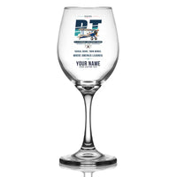 Thumbnail for Boeing Stearman PT-17 - Original + Name - Wine Glass