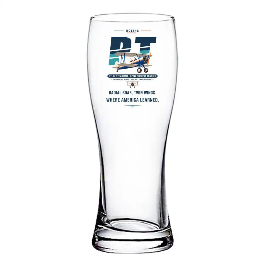 Boeing Stearman PT-17 - Original - Pilsner Beer Glass