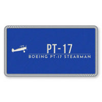 Thumbnail for Boeing Stearman PT-17 Patches - Rectangle - Royal White