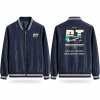 Thumbnail for Boeing Stearman PT-17 Stylish Jackets - Baseball Collar - Original - Navy Blue