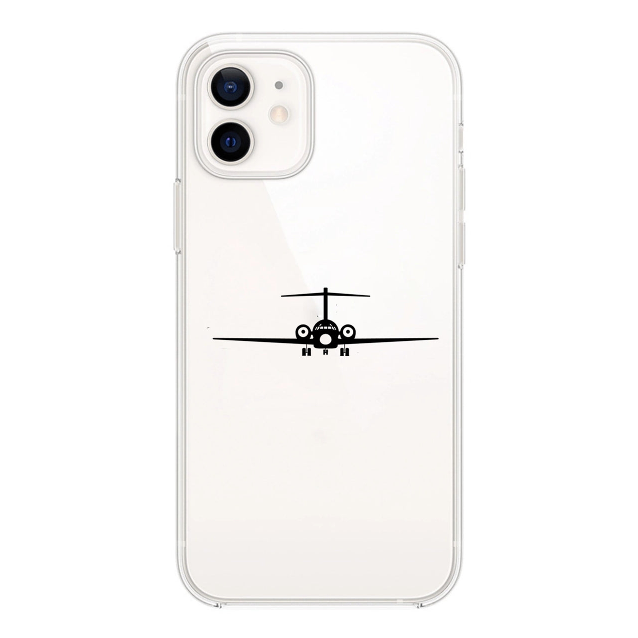 Boeing 717 Silhouette Designed Transparent Silicone iPhone Cases