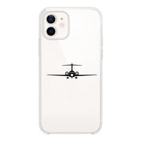 Thumbnail for Boeing 717 Silhouette Designed Transparent Silicone iPhone Cases