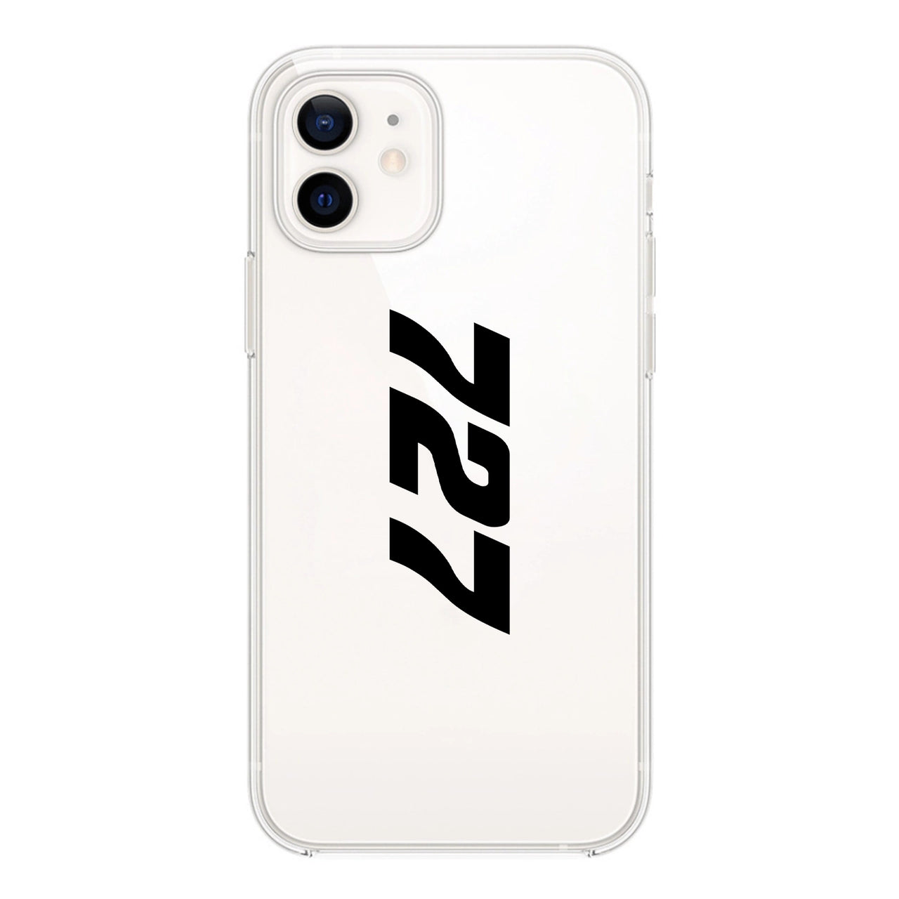 Boeing 727 Text Designed Transparent Silicone iPhone Cases