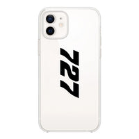 Thumbnail for Boeing 727 Text Designed Transparent Silicone iPhone Cases