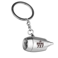 Thumbnail for Boeing 727 & Plane Designed Airplane Jet Engine Shaped Key Chain