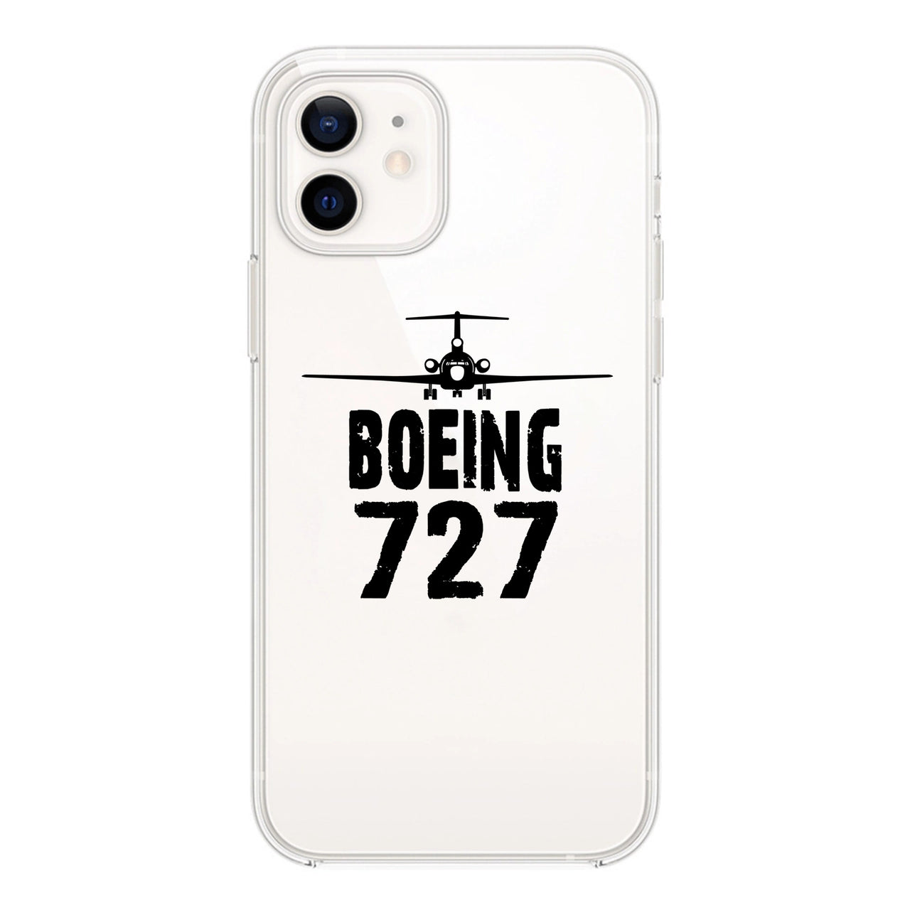 Boeing 727 & Plane Designed Transparent Silicone iPhone Cases