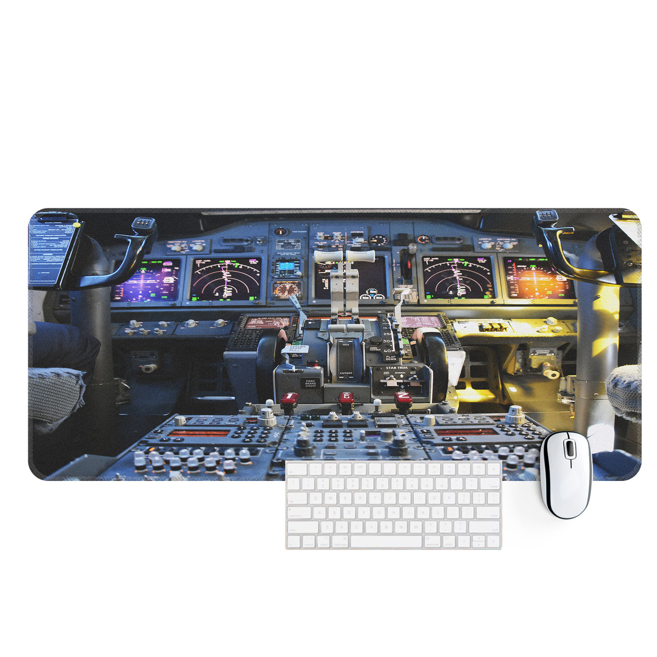 Boeing 737 Cockpit Designed Desk Mats