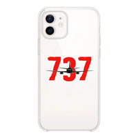 Thumbnail for Boeing 737 Designed Designed Transparent Silicone iPhone Cases